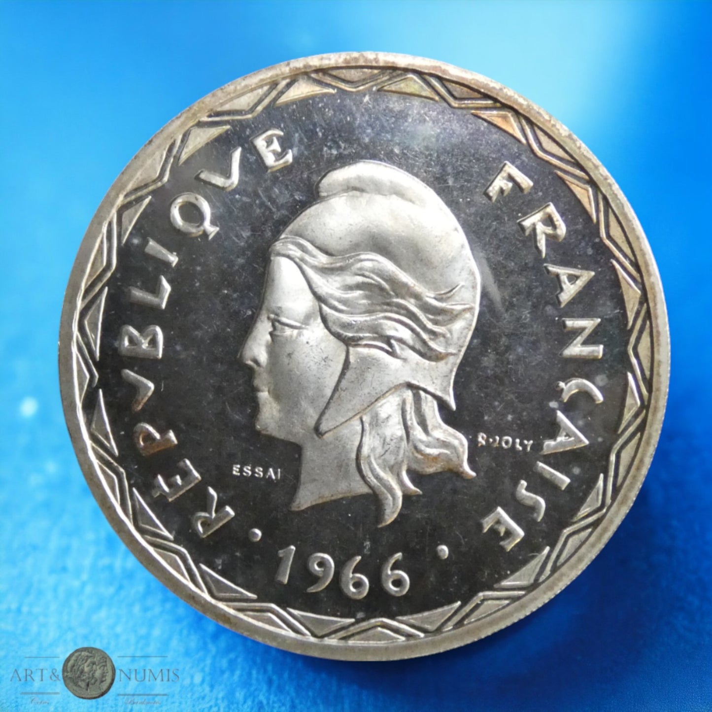 NOUVELLES-HEBRIDES - 100 Francs essai 1966 Lec.58