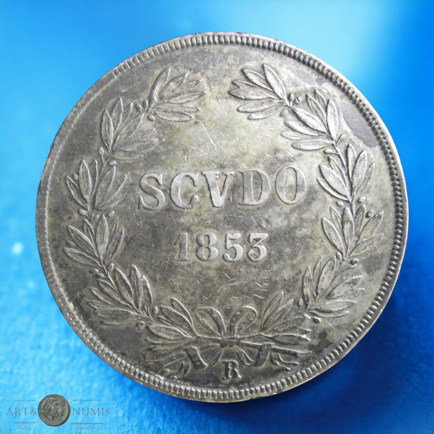 ITALIE - VATICAN - Scudo Pie IX 1853 an VIII KM.1324