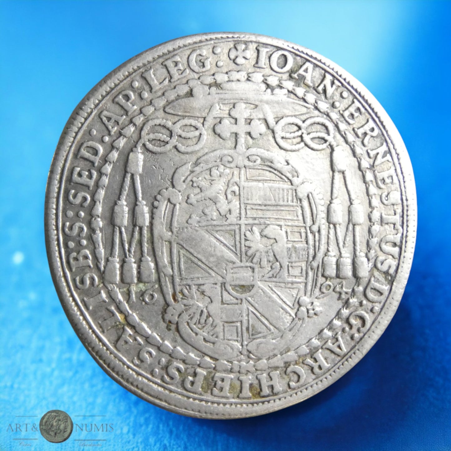 AUTRICHE - Salsbourg - 1/2 Thaler 1694 KM.253