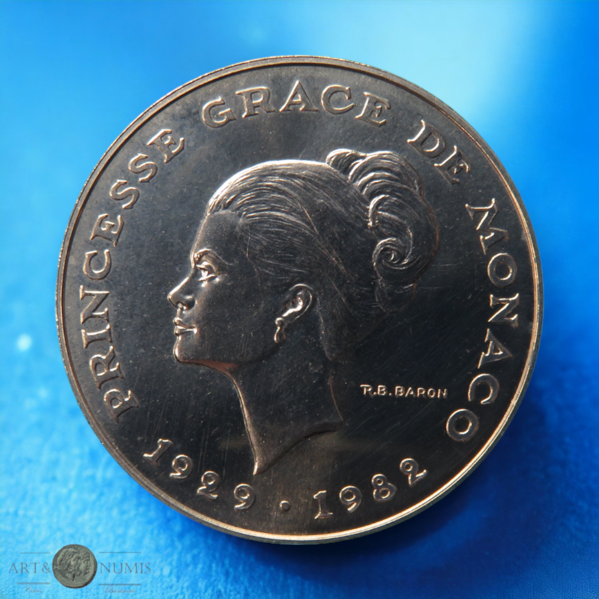 MONACO - 10 Francs essai 1982 Princesse Grace KM.E72