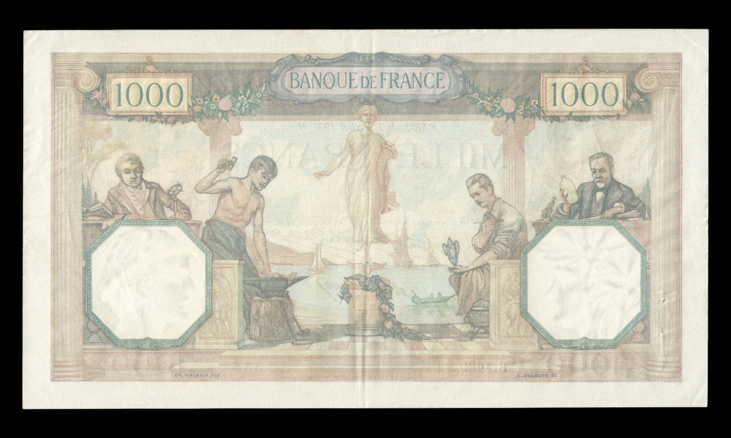 FRANCE - 1000 Francs Cérès et Mercure 1931 F.37.06, P.79b TTB / VF