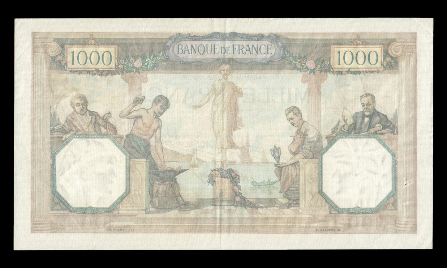 FRANCE - 1000 Francs Cérès et Mercure 1931 F.37.06, P.79b TTB / VF