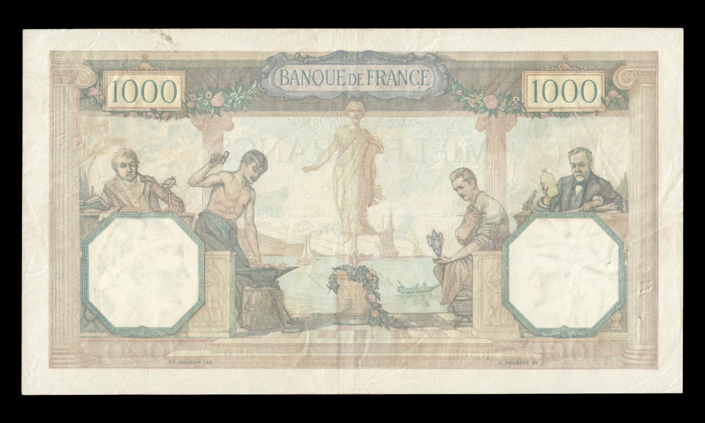 FRANCE - 1000 Francs Cérès et Mercure 1931 F.37.06, P.79b TTB / VF