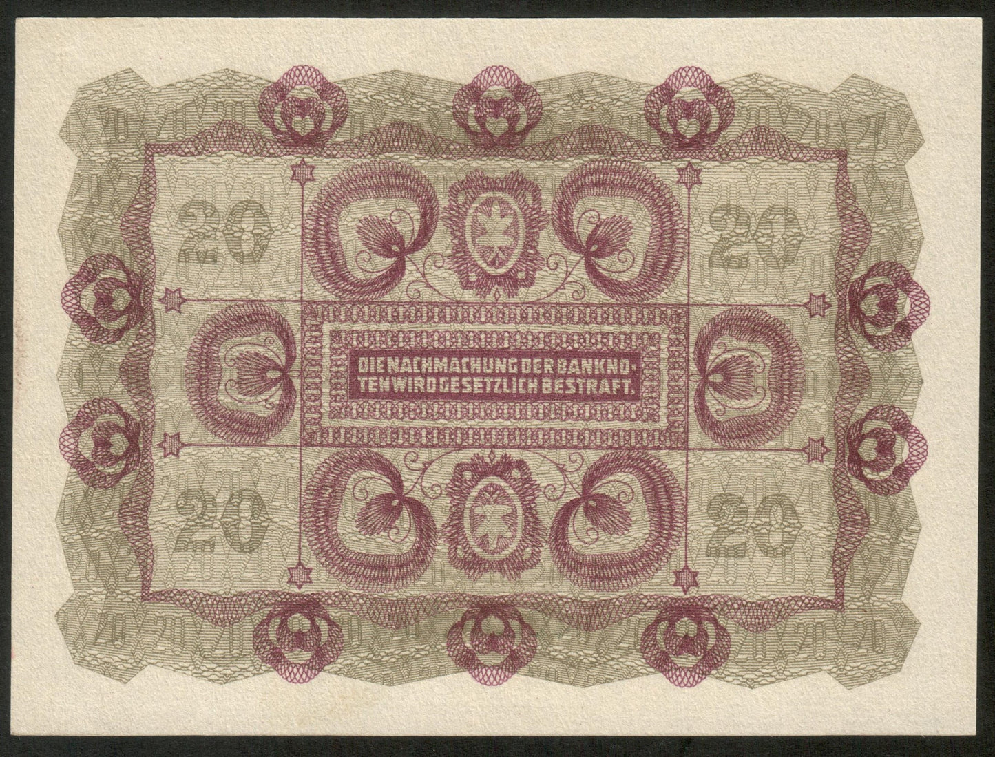 AUTRICHE - AUSTRIA - 20 Kronen 1922 P.76 NEUF / UNC