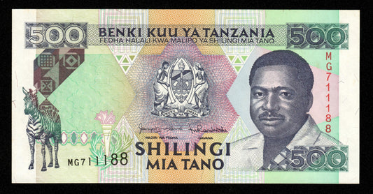 TANZANIE - TANZANIA - 500 Shilingi (1993) P.26c NEUF / UNC