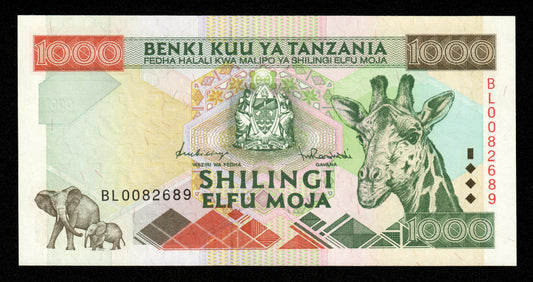 TANZANIE - TANZANIA - 1000 Shilingi (1997) P.31 NEUF / UNC