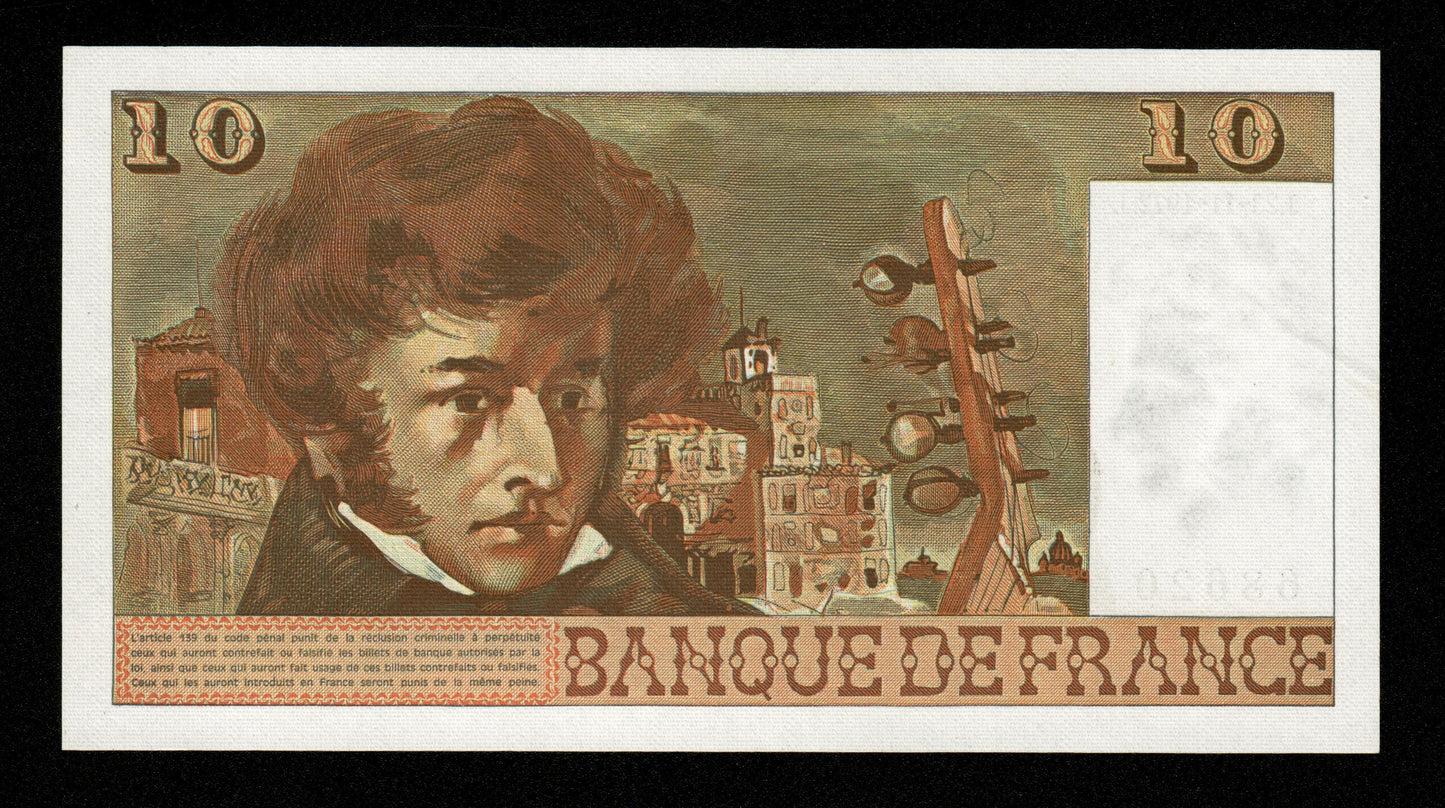 FRANCE - 10 Francs Berlioz 1972 Q.9 F.63.01 P.150a pr.NEUF / UNC-