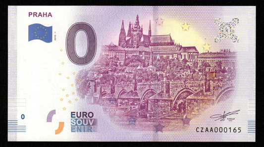 Billet Souvenir 0 Euro - Czech Republic, PRAHA 2018-1 NEUF / UNC