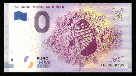 Billet Souvenir 0 Euro - Germany, 50 JAHRE MONDLANDUNG II 2018-2 NEUF / UNC