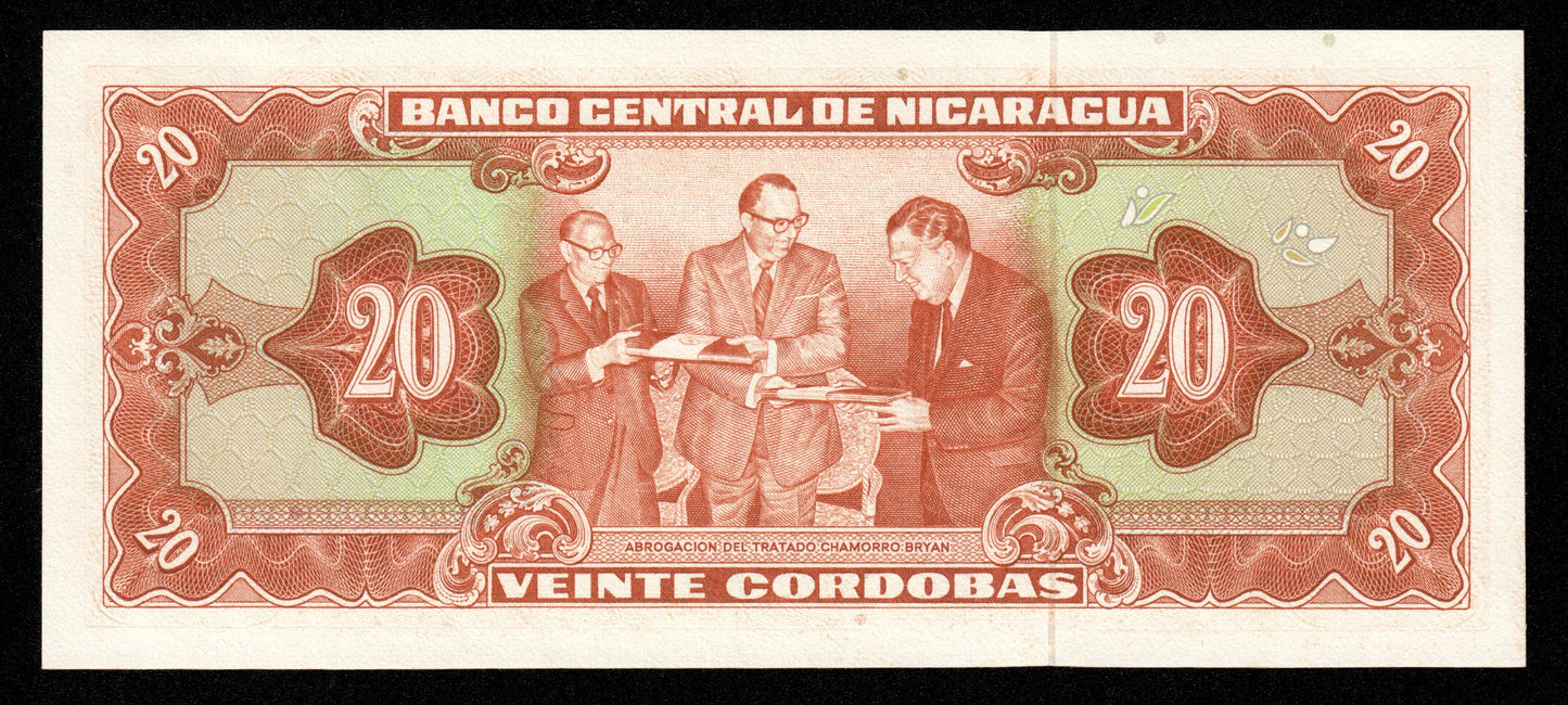 NICARAGUA - 20 Cordobas 1978 P.129 NEUF / UNC