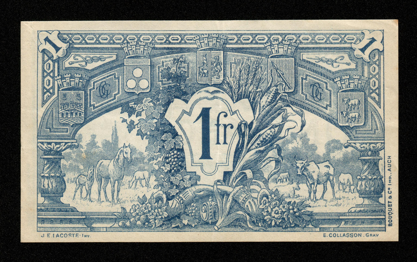 FRANCE - Chambre de Commerce du Gers : Auch, 1 Franc 1914 Série E JP.15.03 SUP / XF