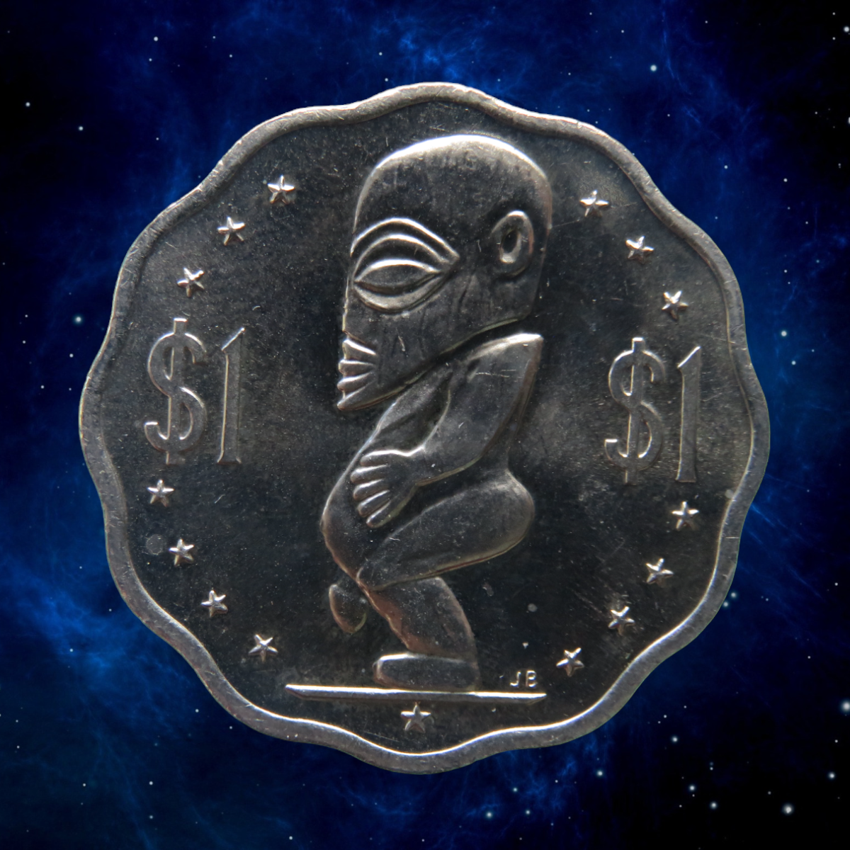 ILES COOK - COOK ISLANDS - 1 Dollar Maori 1988 KM.37