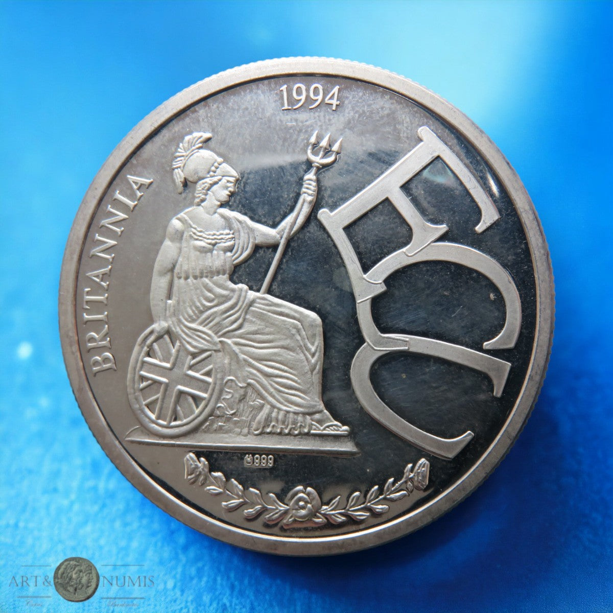ROYAUME UNI - UNITED KINGDOM - Medaille Isaac Newton 1994