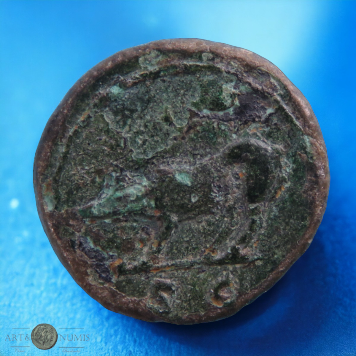 TRAJAN - Quadrans "Louve, she-Wolf"