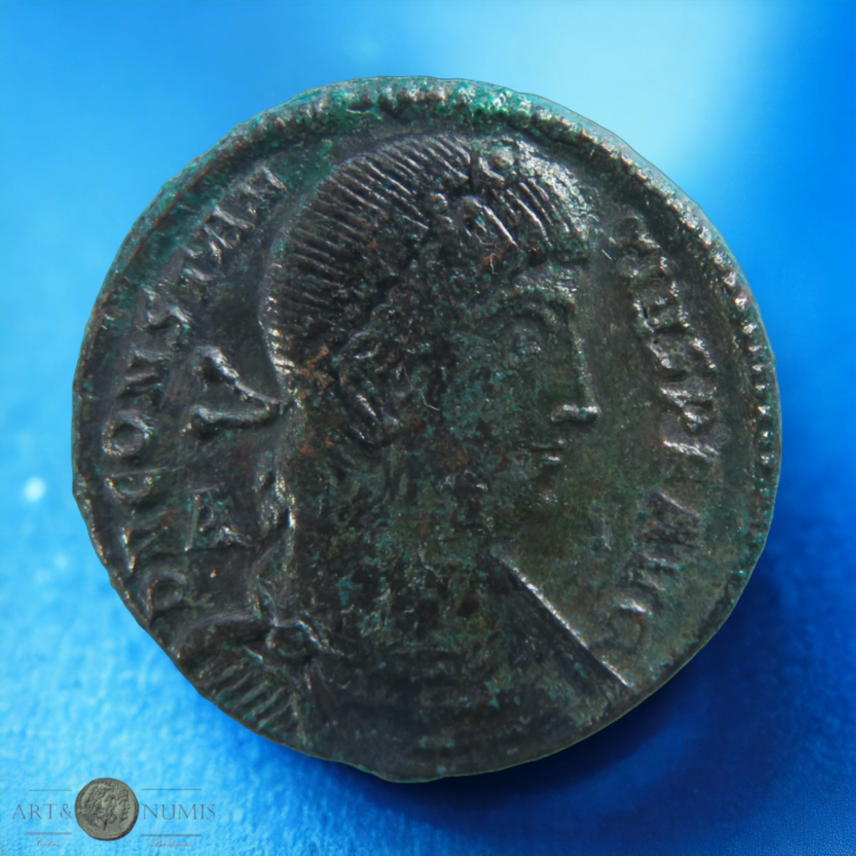 CONSTANCE II - CONSTANTIUS II - Maiorina lourde FEL TEMP REPARATIO, Thessalonica