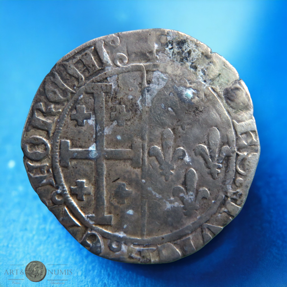 FRANCE - COMTÉ DE PROVENCE - LOUIS II D'ANJOU - Sol Coronat