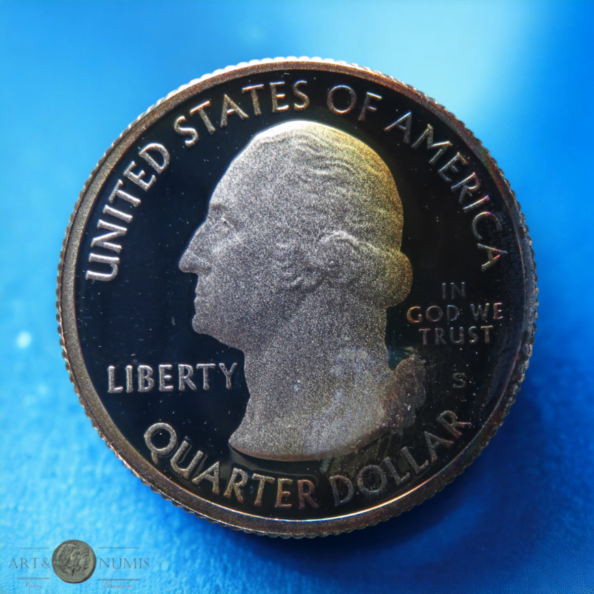 USA - Silver Quarter dollar Proof Mount Hood 2010