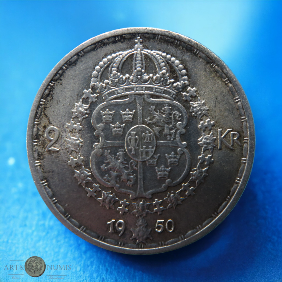 SUEDE - SWEDEN - 2 Kronor 1950 KM.815