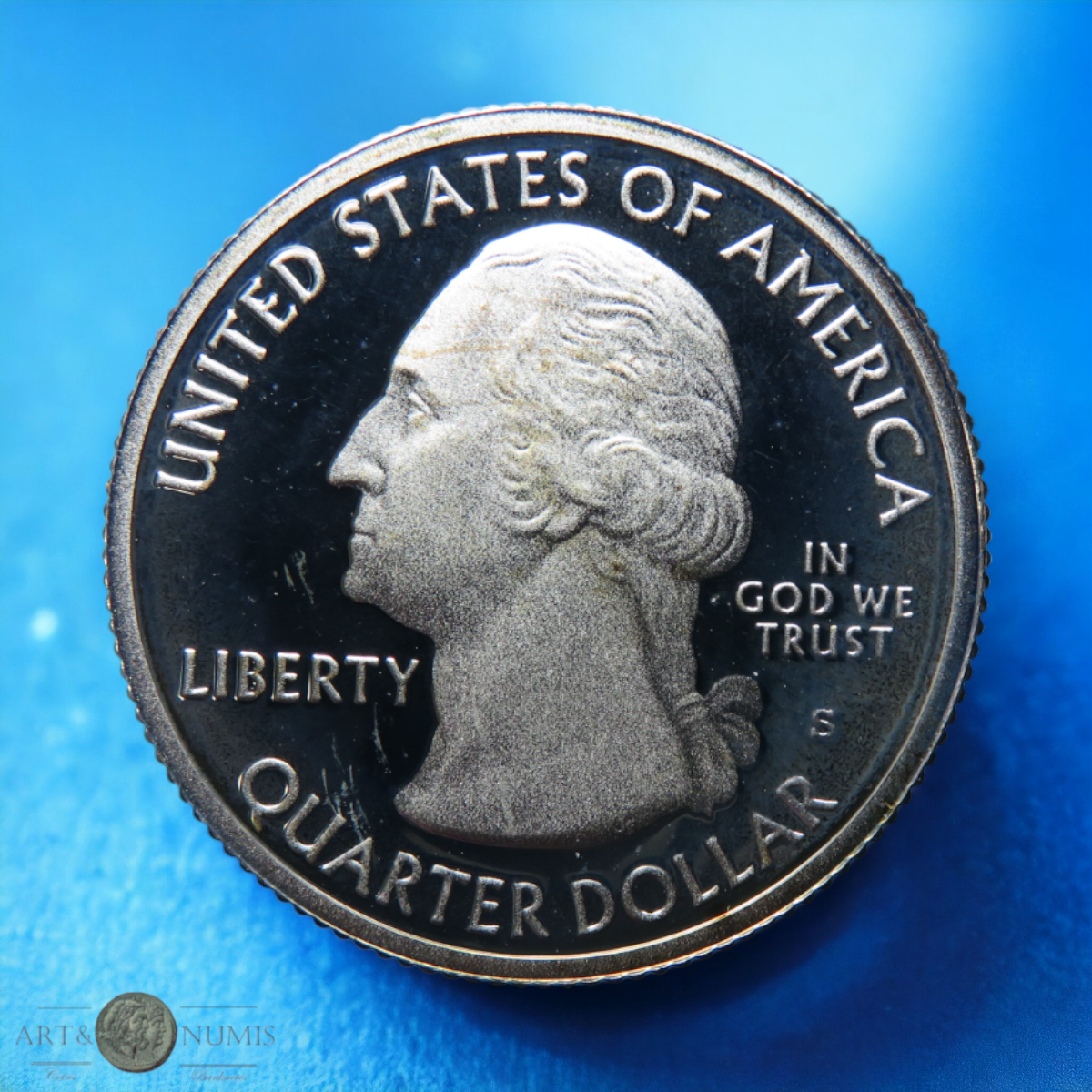 USA - Silver Quarter dollar Proof Arches 2014