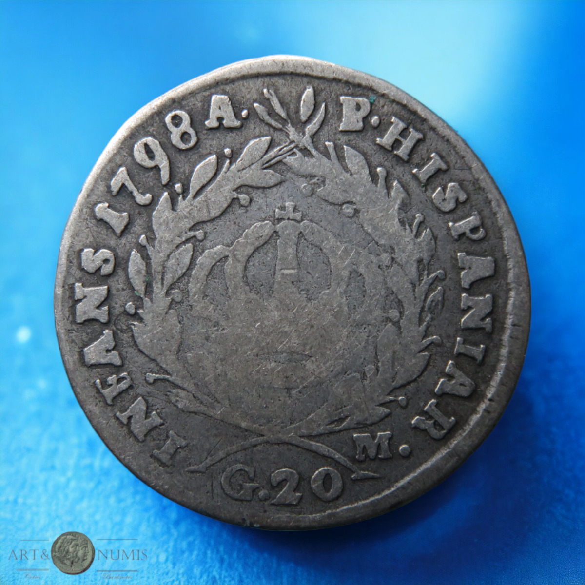 ITALIE - SICILE - SICILY - Ferdinand IV - 20 Grana 1798