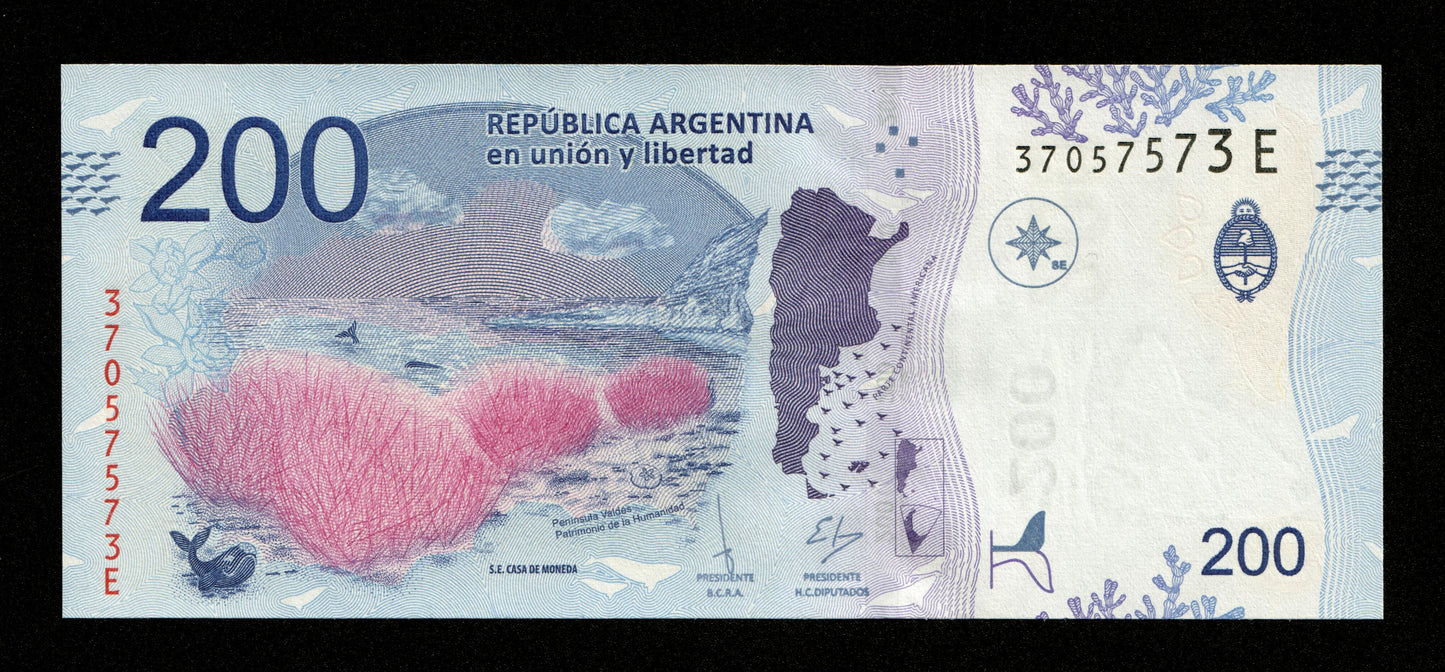 ARGENTINE - ARGENTINA - 200 Pesos (2016) Pick 364a NEUF / UNC