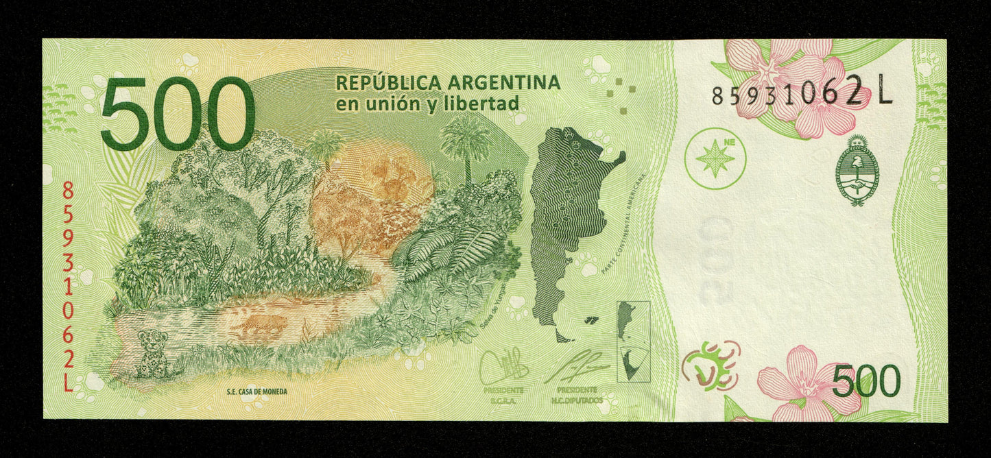 ARGENTINE - ARGENTINA - 500 Pesos (2016) Pick 365 NEUF / UNC