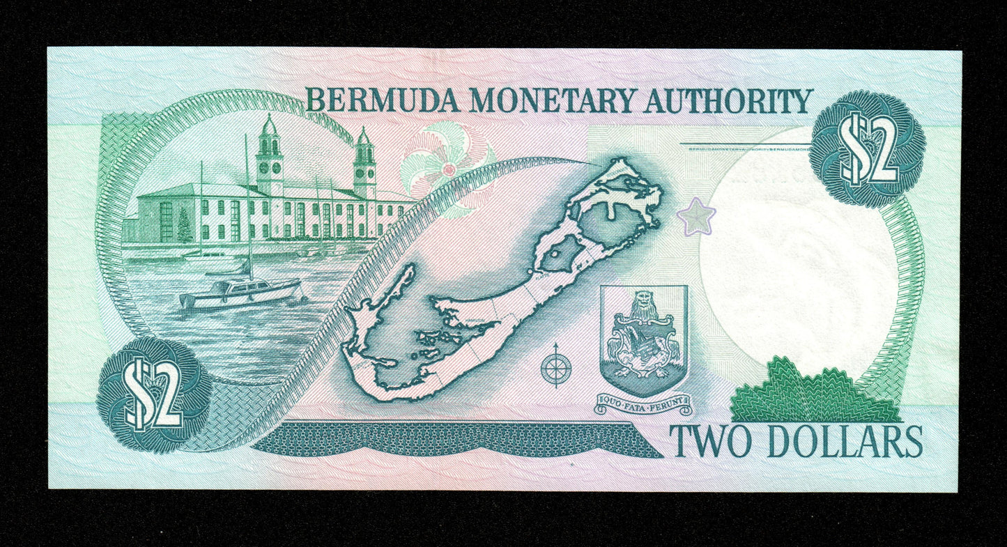 BERMUDES - 2 Dollars 1997 Pick 40Ab NEUF