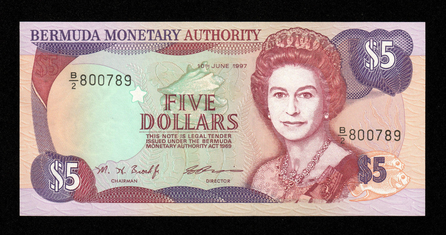 BERMUDES - 5 Dollars 1997 Pick 41d pr.NEUF / UNC-