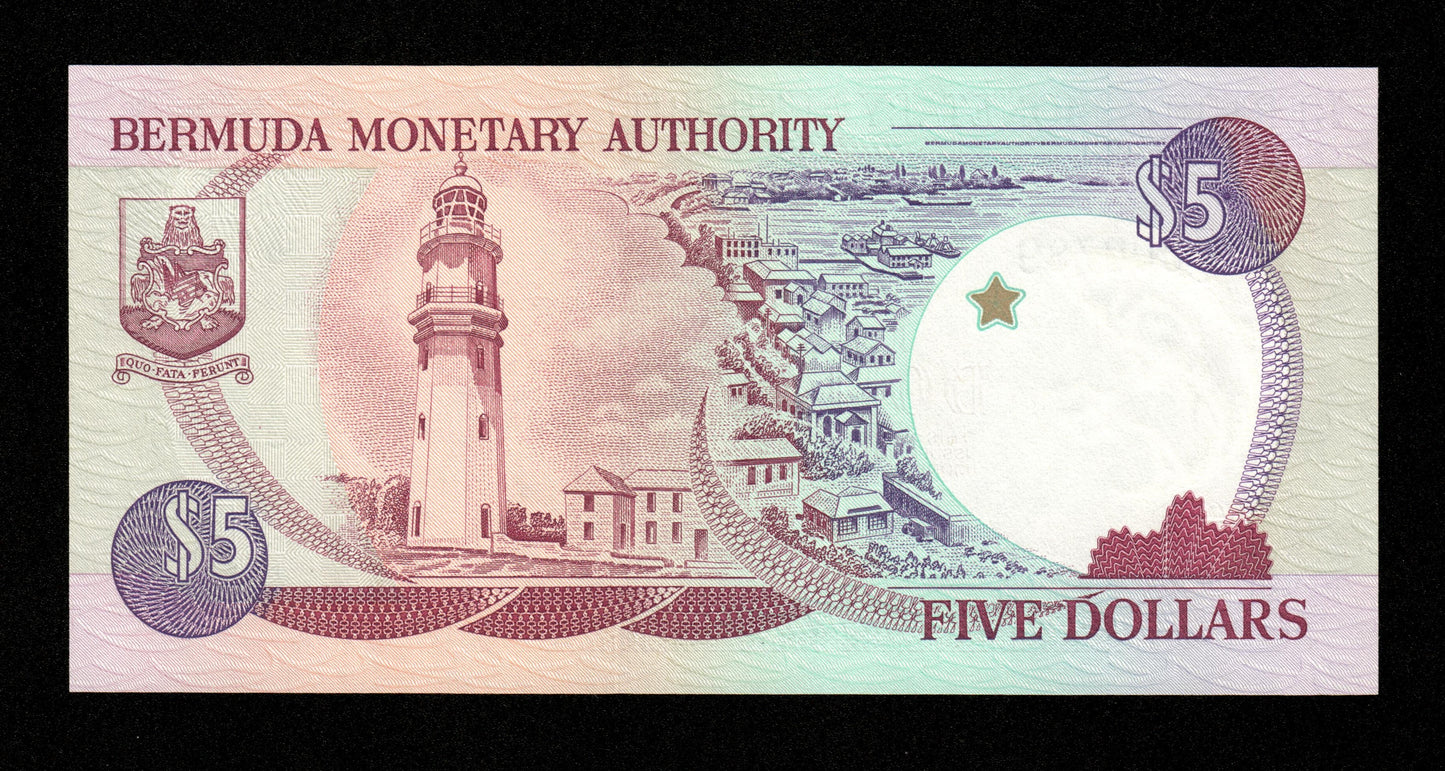 BERMUDES - 5 Dollars 1997 Pick 41d pr.NEUF / UNC-