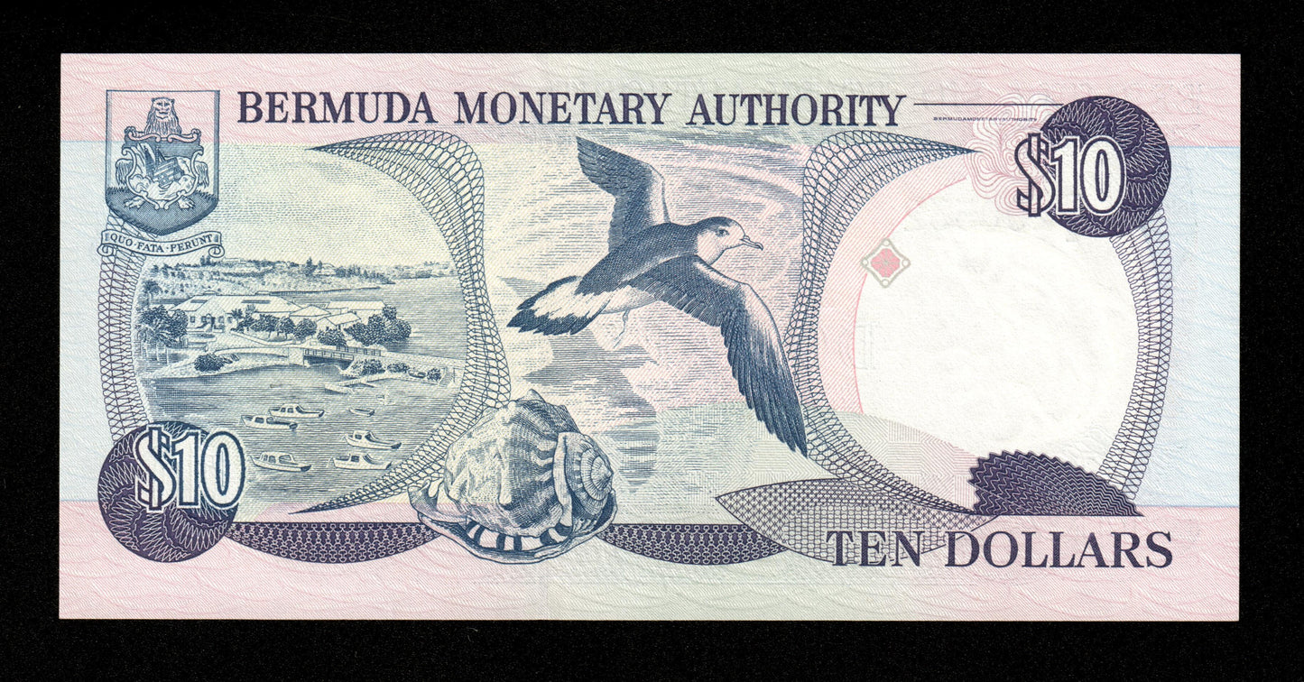 BERMUDES - 10 Dollars 1997 Pick 42c NEUF