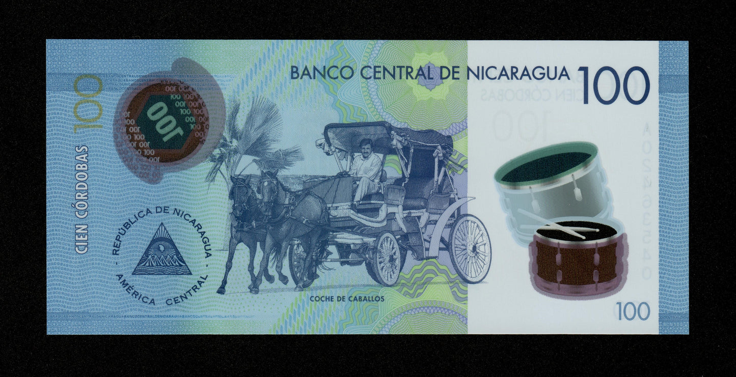 NICARAGUA - 100 Cordobas 2014 Polymère Pick 212a NEUF / UNC