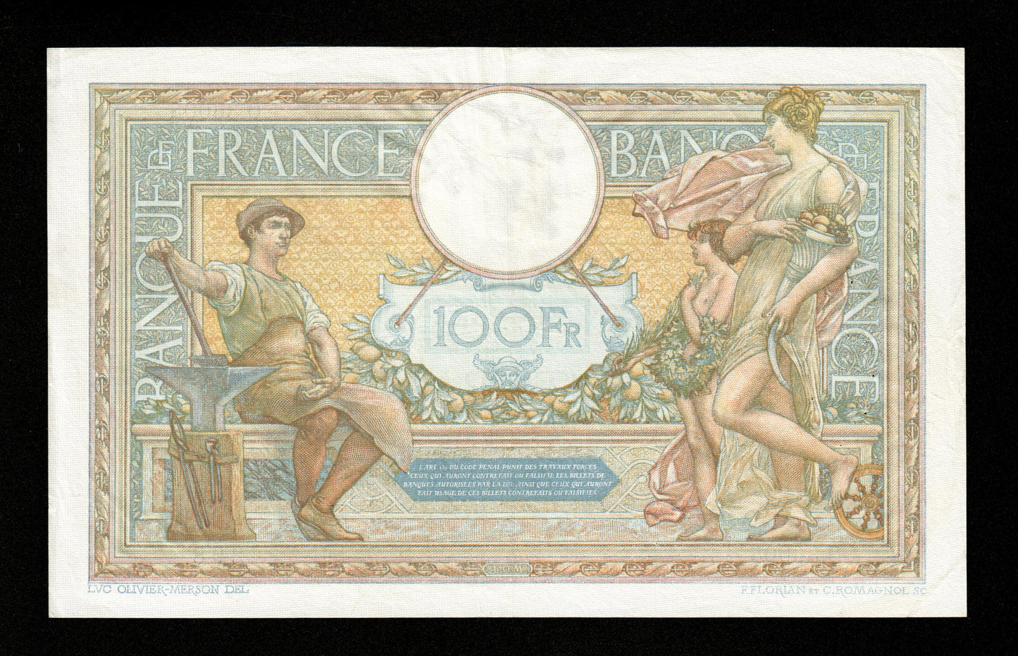FRANCE - 100 Francs Merson Grands Cartouches 1932 F.24.11 Pick 78b TTB+ / VF+