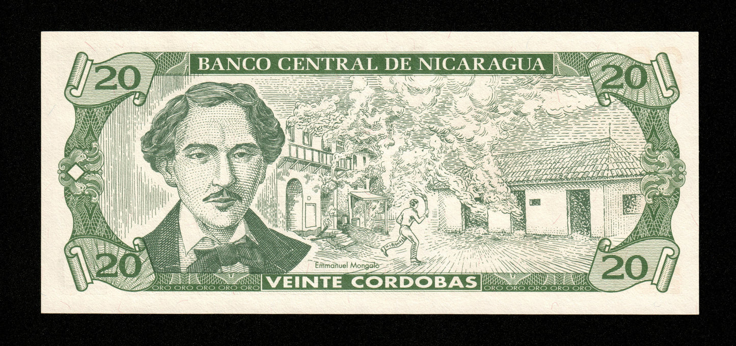 NICARAGUA - 20 Cordobas (1990) Pick 176 NEUF / UNC