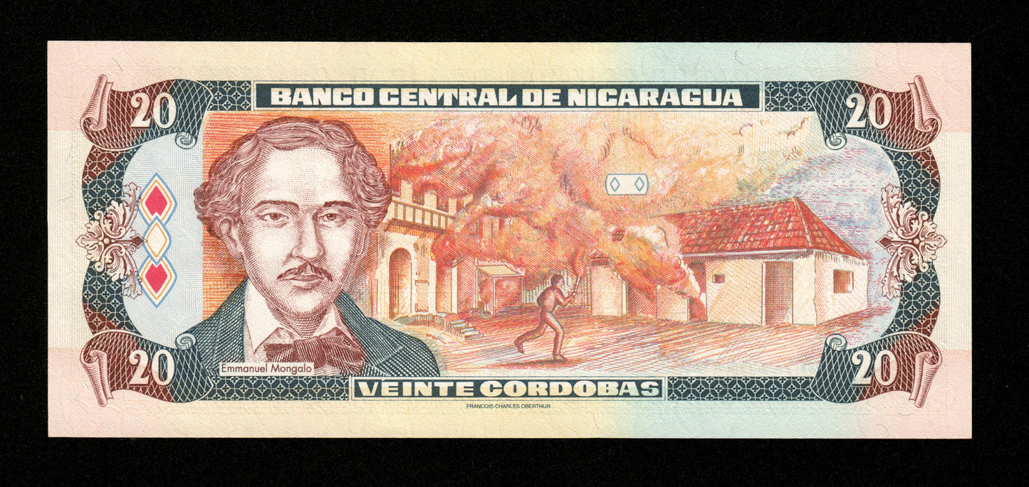 NICARAGUA - 20 Cordobas 1995 Pick 182 NEUF / UNC