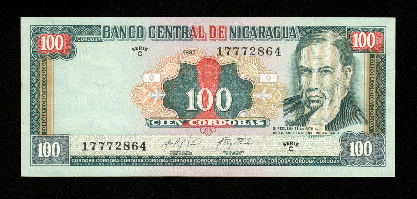 NICARAGUA - 100 Cordobas 1997 Pick 187 NEUF / UNC