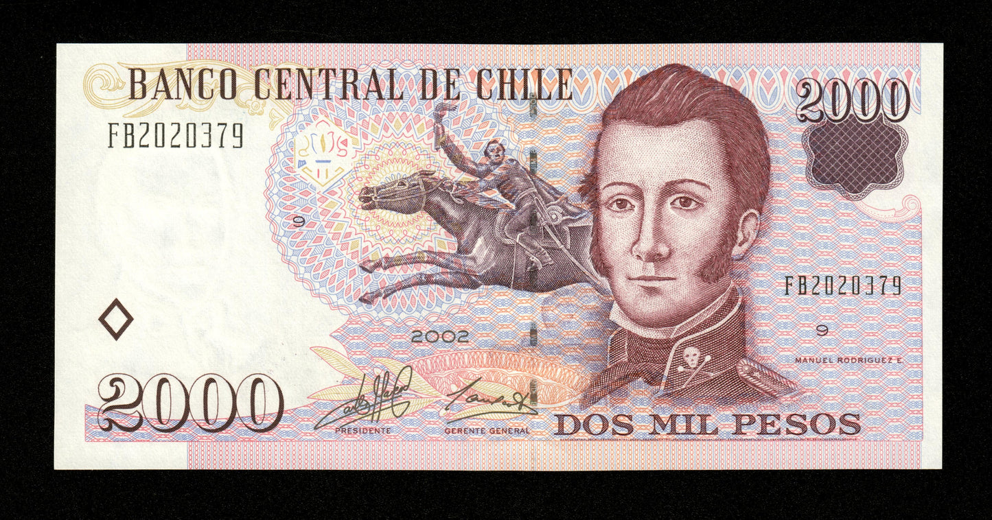 CHILI - 2000 Pesos 2002 Pick 158a NEUF / UNC