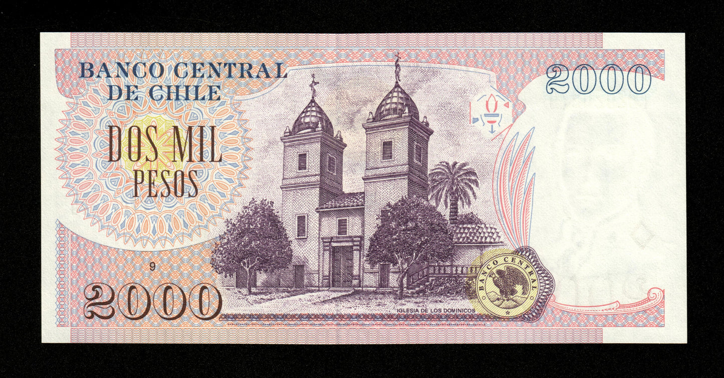 CHILI - 2000 Pesos 2002 Pick 158a NEUF / UNC
