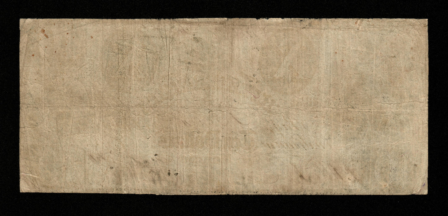 ÉTATS UNIS D'AMÉRIQUE - USA - Obsolete, River Raisin Bank Monroe - 10 Dollars $10 1844 (1840's) TB / Fine