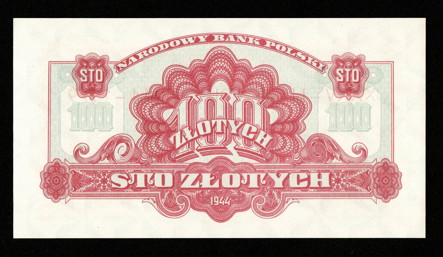 POLOGNE - 100 Zlotych 1944 1979 Pick 117g NEUF / UNC