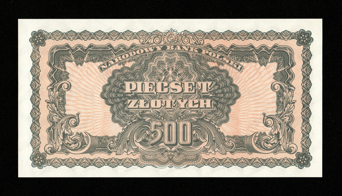 POLOGNE - 500 Zlotych 1944 1979 Pick 119d NEUF / UNC