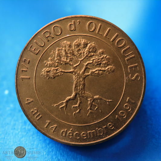 FRANCE - OLLIOULES - 1,5 Euro 1997 euro des villes