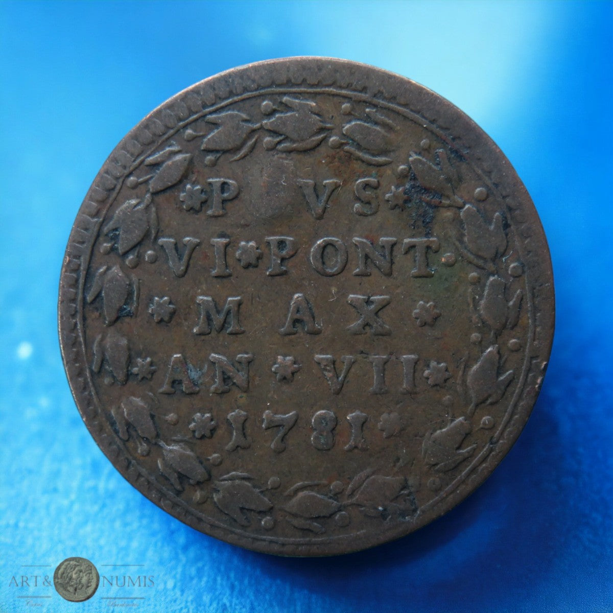 ITALIE - ITALY - VATICAN - Bologne - Pius VI - 1/2 Baicco 1781