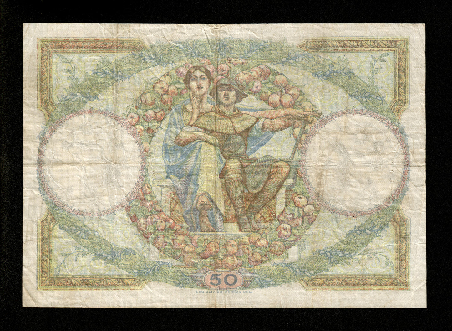 FRANCE - 50 Francs Merson 1928 F.15.02 Pick 77a TB / Fine
