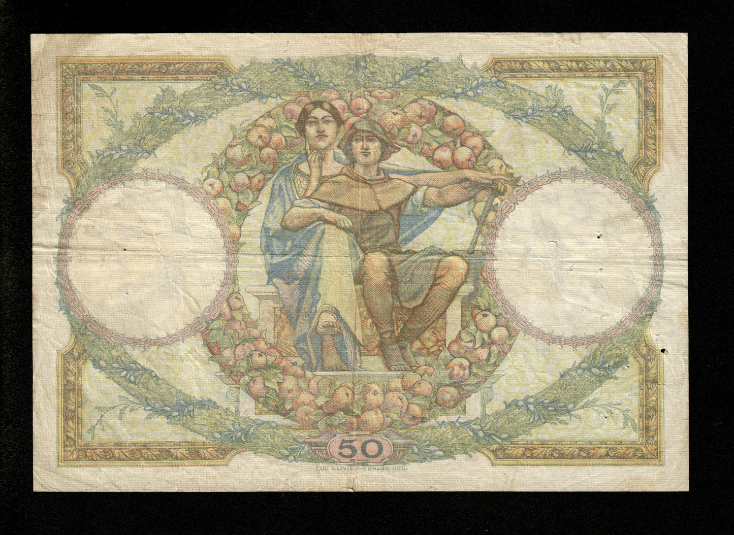 FRANCE - 50 Francs Merson 1928 F.15.02 Pick 77a TB / Fine