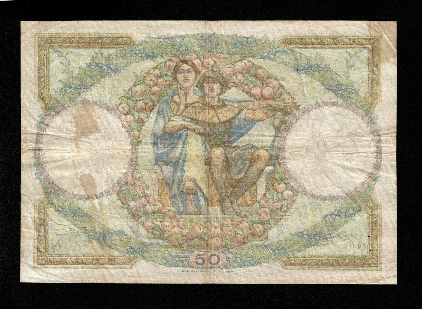 FRANCE - 50 Francs Merson 1928 F.15.02 Pick 77a TB / Fine