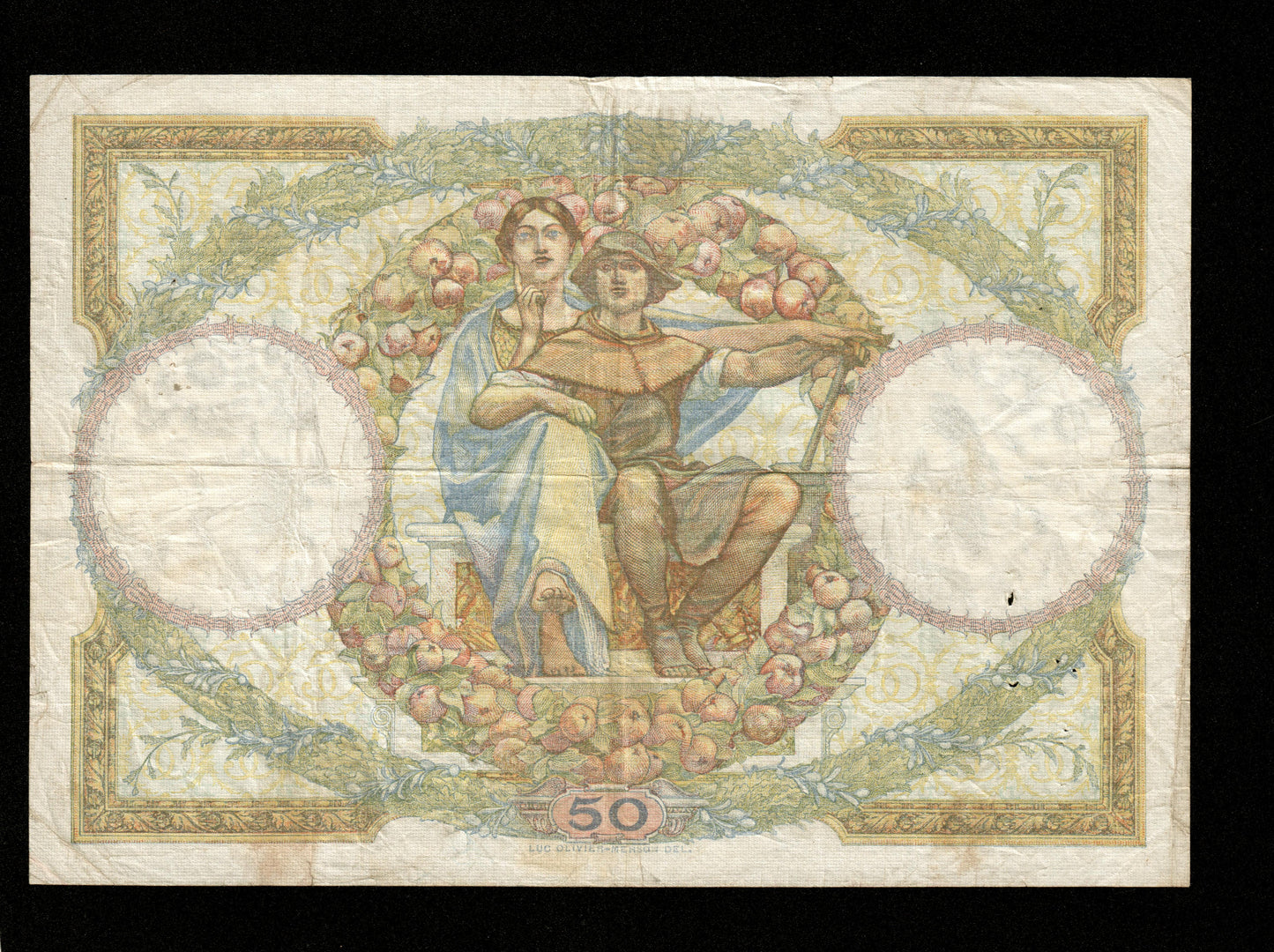 FRANCE - 50 Francs Merson 1929 F.15.03 Pick 77a TB / Fine