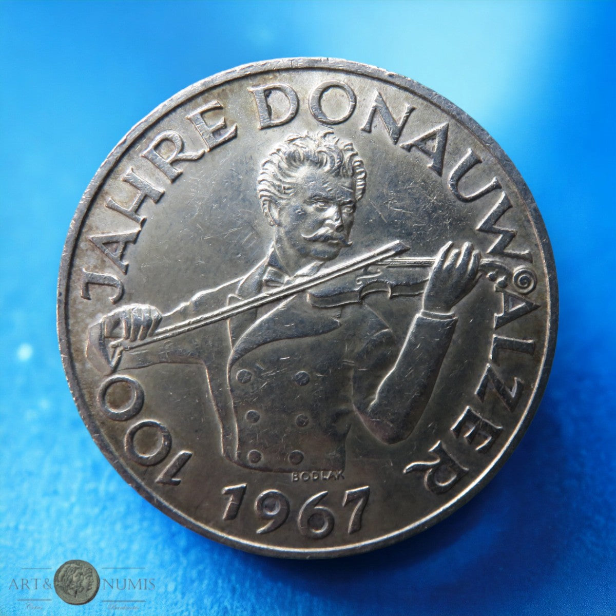 AUTRICHE - AUSTRIA - 50 Schilling Valse du Danube Bleu 1967 KM.2902