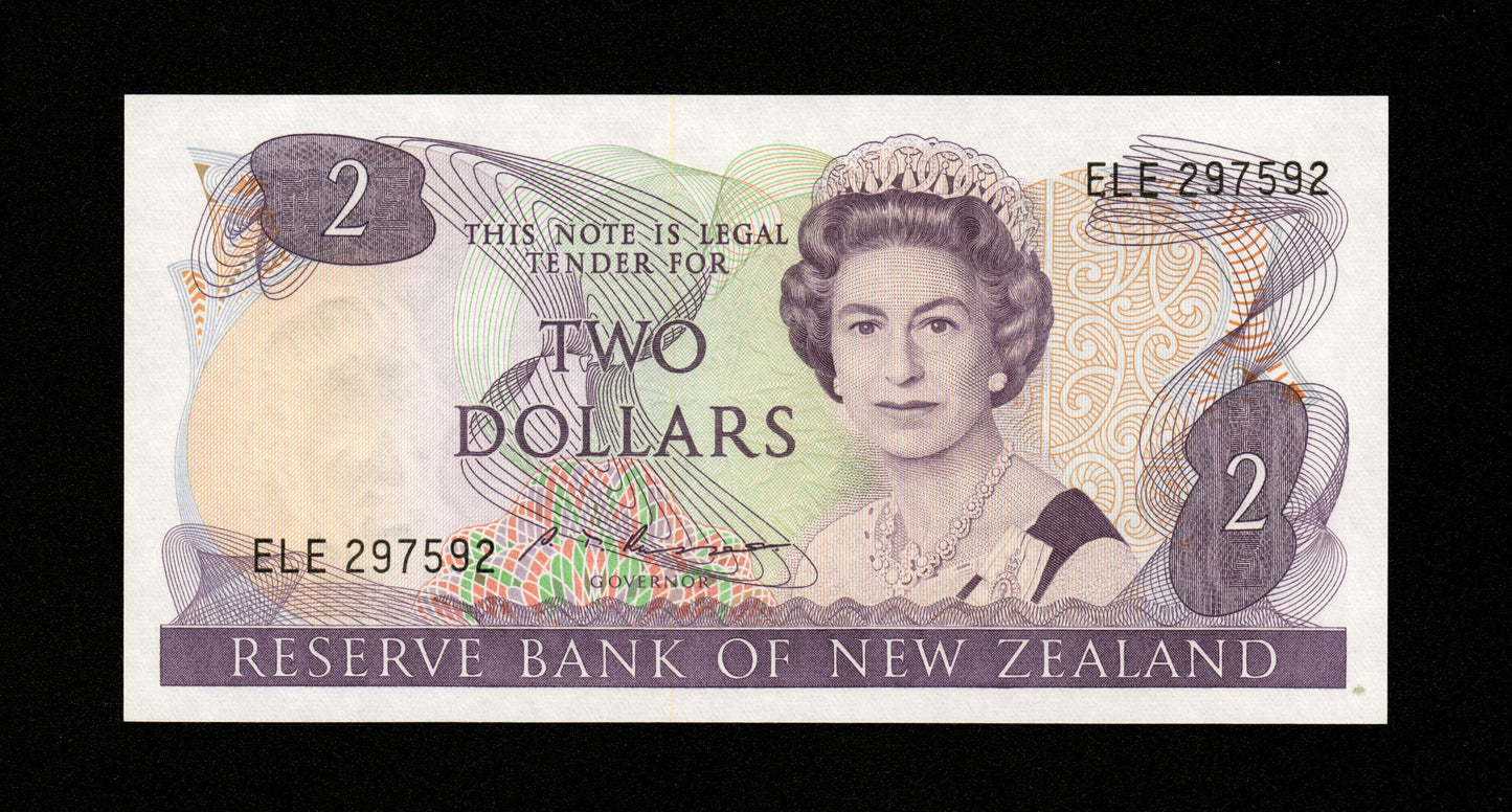 NOUVELLE-ZÉLANDE - NEW ZEALAND - 2 Dollars (1981-1992) Pick 170b NEUF / UNC