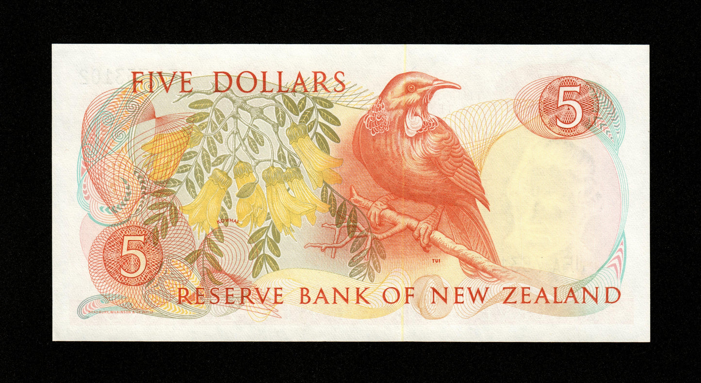 NOUVELLE-ZÉLANDE - NEW ZEALAND - 5 Dollars (1981-1992) Pick 171b NEUF / UNC