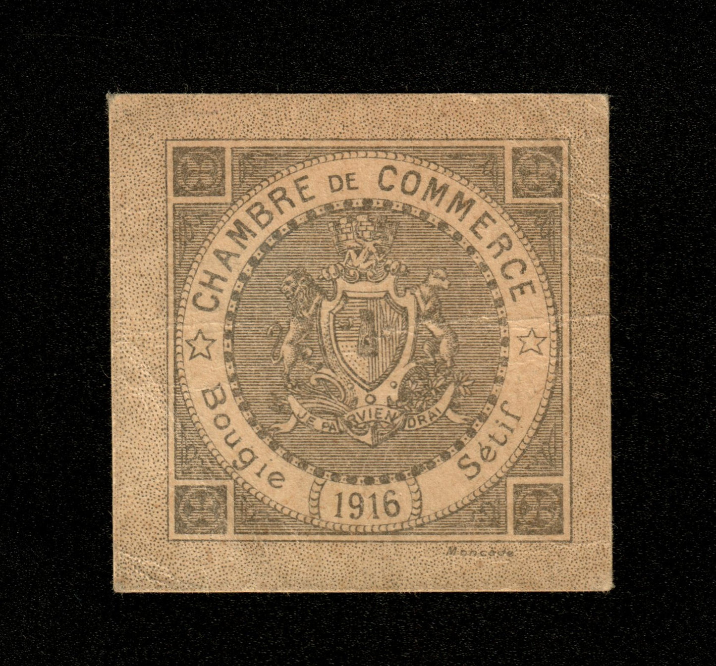 ALGÉRIE - ALGERIA - Chambre de Commerce Bougie Sétif, 10 Centimes 1916 JP.139.10 TTB / VF
